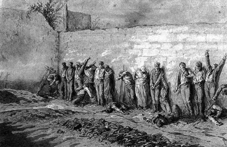 Расстрел коммунаров. Май 1871