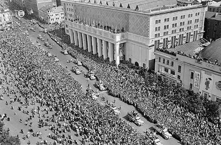 Фестиваль молодёжи и студентов в СССР. Москва, 1957 г.